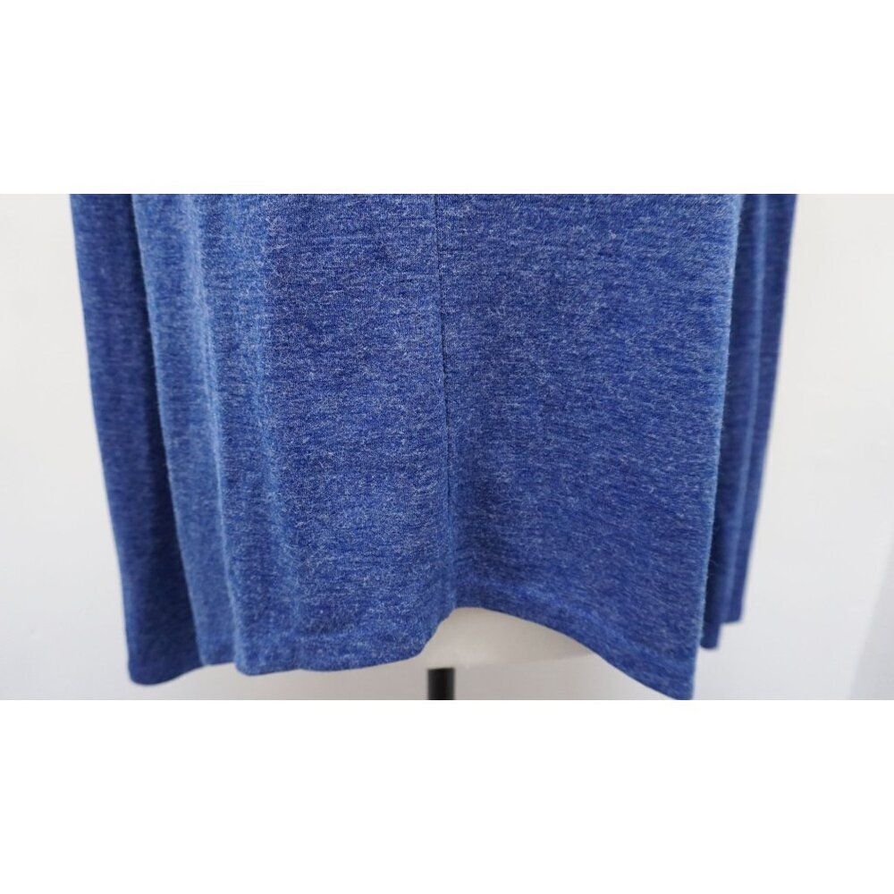 Old Navy Women's Relaxed Long Sleeve Hi-Low Shirt Blue - Size XS - Picture 4 of 14